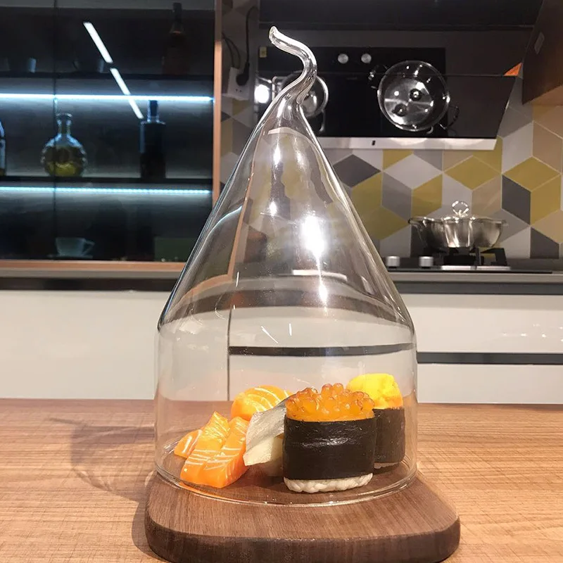 Home Decor Creative Shape Transparent smoked glass cover Molecular Cuisine Gourmet Mood Restaurant Decoration
Home Decor Creative Shape Transparent smoked glass cover Molecular Cuisine Gourmet Mood Restaurant Decoration