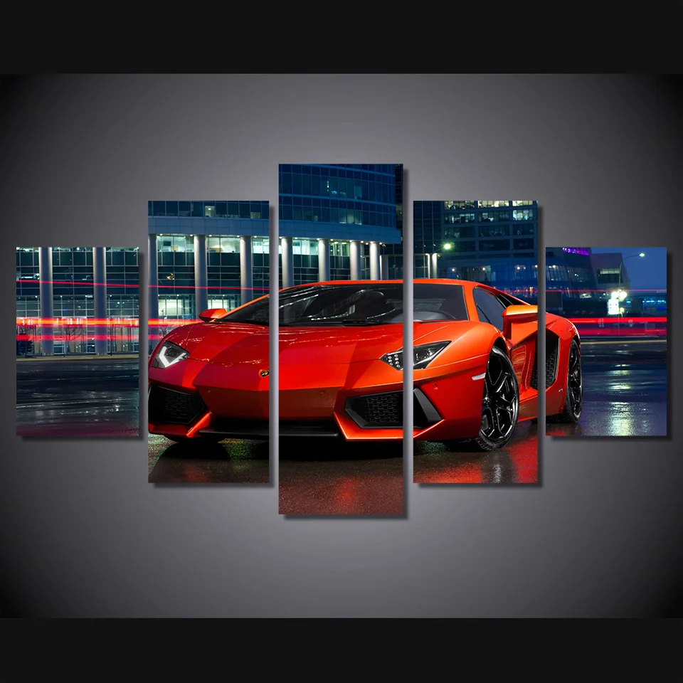 5Pcs Cool Red Luxury Sports Car HD Printed Oil Painting Home Decor Modern Poster Wall Art Canvas Living Room Modular Pictures
5Pcs Cool Red Luxury Sports Car HD Printed Oil Painting Home Decor Modern Poster Wall Art Canvas Living Room Modular Pictures