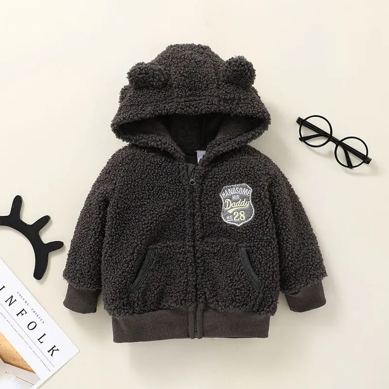 Zipper Baby Coat Pocket Baby Boys Jacket Winter Outerwear Warm Woolen Coat Thick Hoodies Jacket Toddler Infant Bear Ear Coats
Zipper Baby Coat Pocket Baby Boys Jacket Winter Outerwear Warm Woolen Coat Thick Hoodies Jacket Toddler Infant Bear Ear Coats