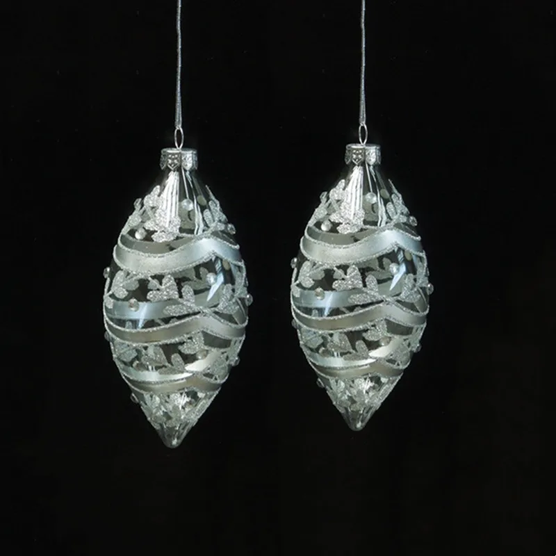 Free Shipping 2pcs/pack 6*11cm Silver Painting Cone Shape Glass Pendant Home Decoration Christmas Day Hanging Glassware Ornament
Free Shipping 2pcs/pack 6*11cm Silver Painting Cone Shape Glass Pendant Home Decoration Christmas Day Hanging Glassware Ornament