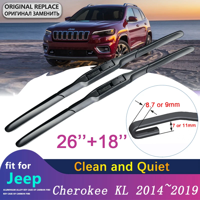 Щетки стеклоочистителя для автомобилей Jeep Cherokee KL 2014, 2015, 2016, 2017, 2018, 2019, наклейки на лобовое стекло, щетки ветрового стекла
Щетки стеклоочистителя для автомобилей Jeep Cherokee KL 2014, 2015, 2016, 2017, 2018, 2019, наклейки на лобовое стекло, щетки ветрового стекла