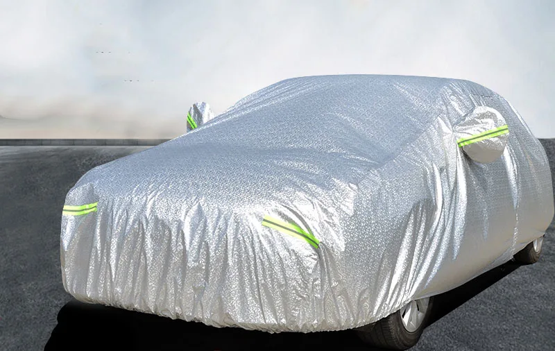 Thick Car Cover 3 Layer Aluminum Foil Waterproof Sun Rain Hail Resistant for renault megane citroen opel corsa styling car cover
Thick Car Cover 3 Layer Aluminum Foil Waterproof Sun Rain Hail Resistant for renault megane citroen opel corsa styling car cover