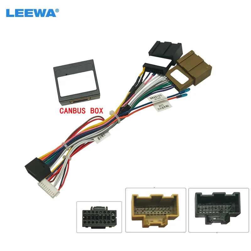LEEWA Car 16pin Audio Wiring Harness With Canbus Box For Chevrolet Malibu 2016 Aftermarket Stereo Installation Wire Adapter
LEEWA Car 16pin Audio Wiring Harness With Canbus Box For Chevrolet Malibu 2016 Aftermarket Stereo Installation Wire Adapter