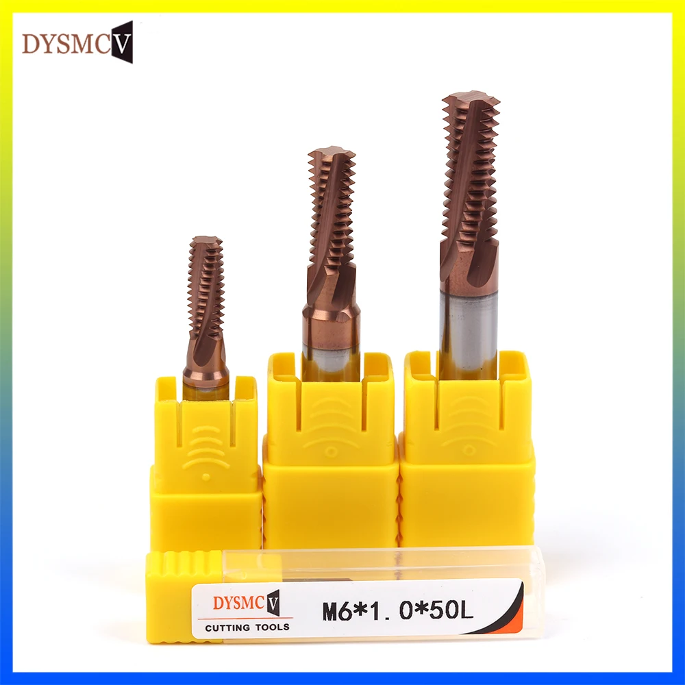 1pc Carbide Thread End Mills M3 M4 M5 M6 M8 M10 M12 M14 Threading Mills Coated Threaded Milling Cutter for Steel Free Shipping
1pc Carbide Thread End Mills M3 M4 M5 M6 M8 M10 M12 M14 Threading Mills Coated Threaded Milling Cutter for Steel Free Shipping