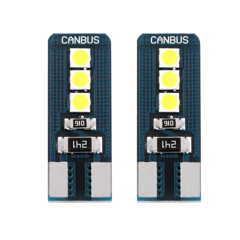 2PCS Car Led T10 3030 6SMD W5W Car Replacement Lights Bulb Lamp Door Lights 194 168 Led For Car Interior Reading Light white
2PCS Car Led T10 3030 6SMD W5W Car Replacement Lights Bulb Lamp Door Lights 194 168 Led For Car Interior Reading Light white