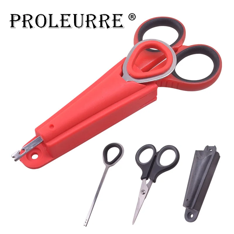 Proleurre Special for fishing toolbox Multipurpose Fishing Scissors Stainless Steel Line Cutter With Hook Remover Fish Tool
Proleurre Special for fishing toolbox Multipurpose Fishing Scissors Stainless Steel Line Cutter With Hook Remover Fish Tool