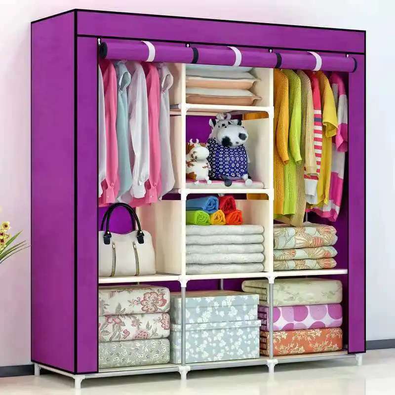 Simple DIY Non-woven Fabric Folding Portable Thick Cloth Storage Furniture Wardrobe Cabinet Bedroom Furniture Wardrobe Assembly
Simple DIY Non-woven Fabric Folding Portable Thick Cloth Storage Furniture Wardrobe Cabinet Bedroom Furniture Wardrobe Assembly