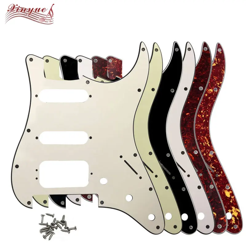 Xinyue Guitar Parts - For US 11Screw Holes With Floyd Rose Tremolo Brige St Hss Strat Guitar Pickguard Multiple Colors Available
Xinyue Guitar Parts - For US 11Screw Holes With Floyd Rose Tremolo Brige St Hss Strat Guitar Pickguard Multiple Colors Available