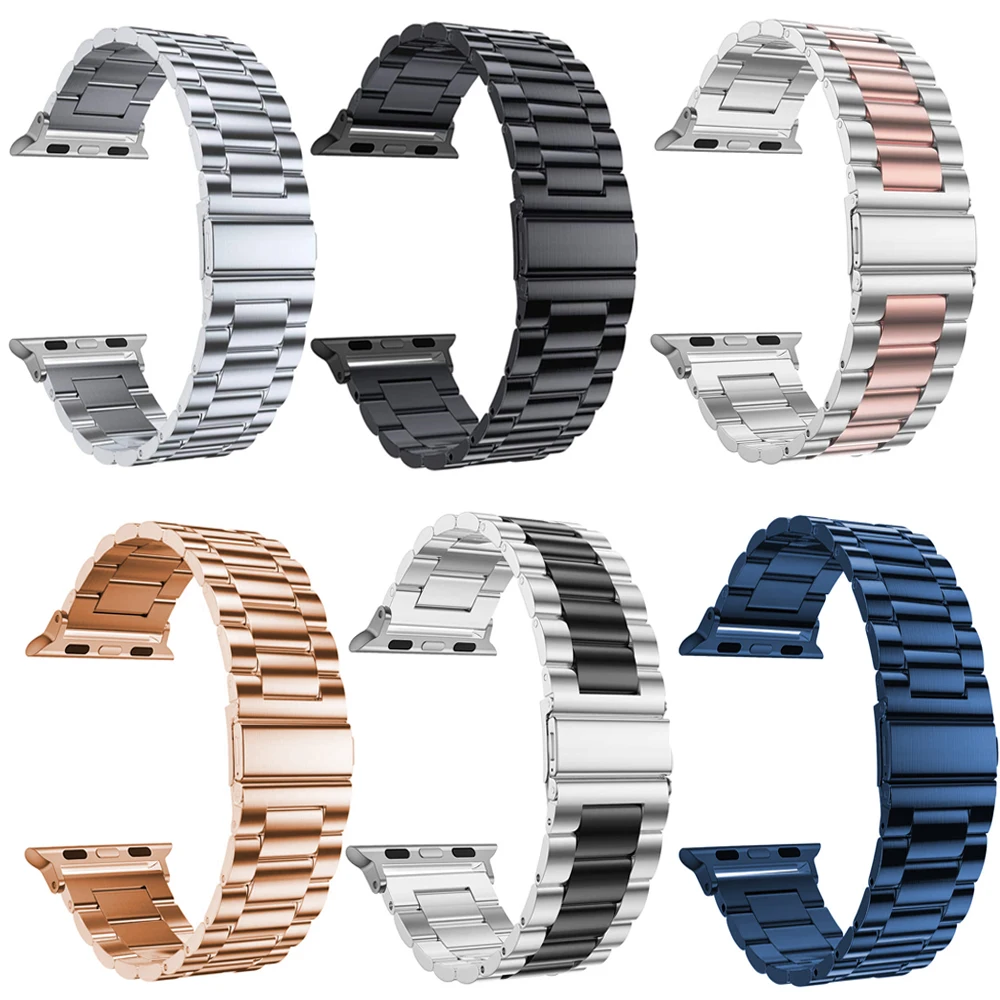 For apple watch se 6 band 44mm 40mm series 5 4 3 42mm 38mm strap Stainless Steel Metal correa for iwatch Business link bracelet
For apple watch se 6 band 44mm 40mm series 5 4 3 42mm 38mm strap Stainless Steel Metal correa for iwatch Business link bracelet