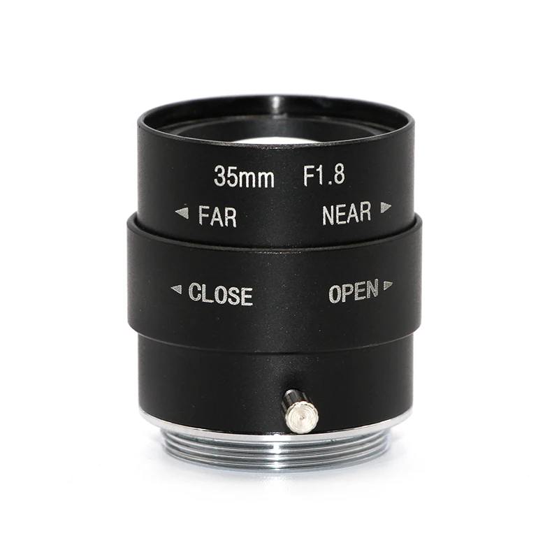3 million pixels F1.8 caliber 35mm fixed focus lens 1/3 "machine vision inspection camera camera lens
3 million pixels F1.8 caliber 35mm fixed focus lens 1/3 "machine vision inspection camera camera lens