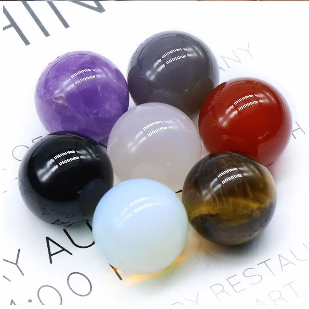 1PC 16mm Natural Stone Healing Round Ball Mini Ornament Healing Stone White Crystal Blue Point Jade Home Collection Statue
1PC 16mm Natural Stone Healing Round Ball Mini Ornament Healing Stone White Crystal Blue Point Jade Home Collection Statue