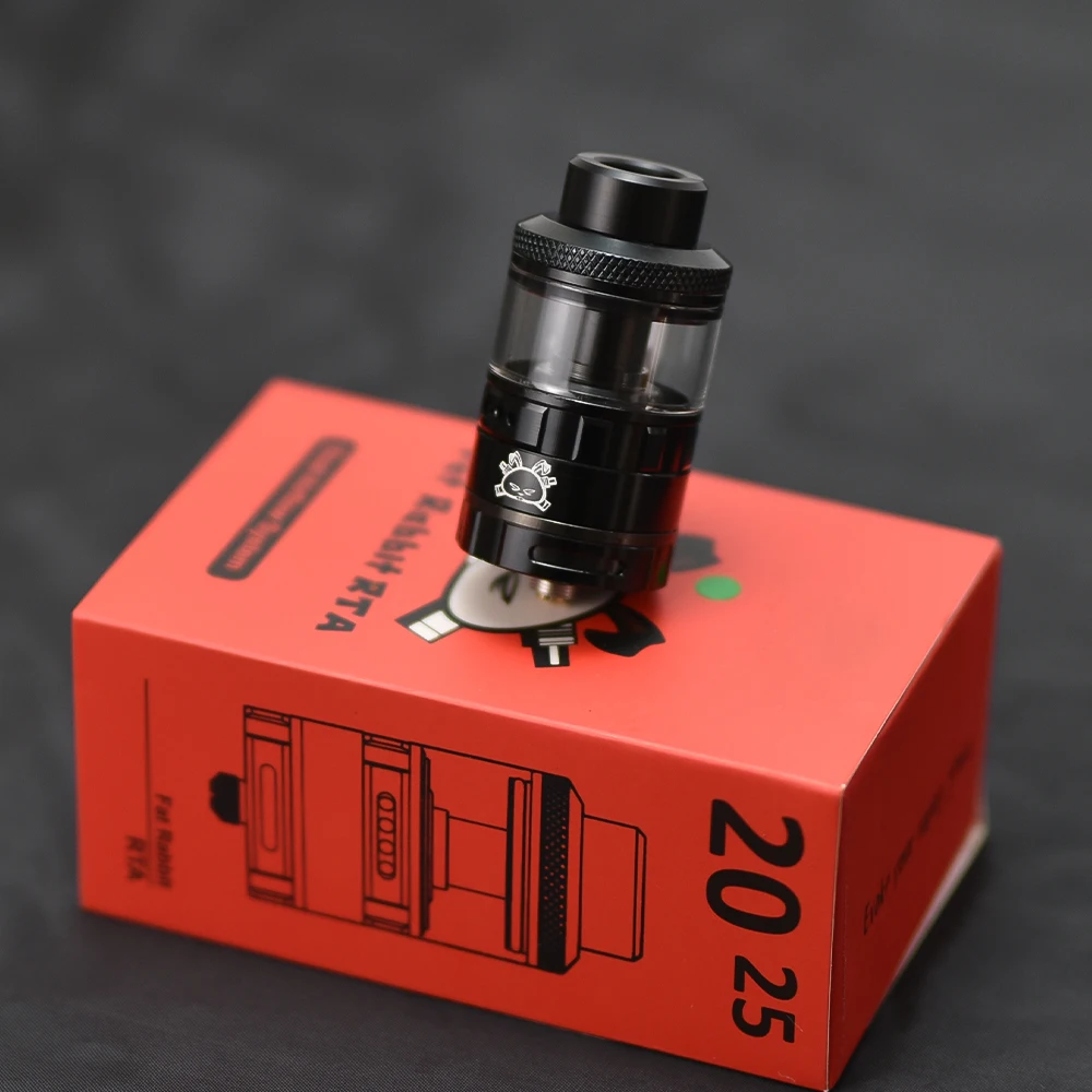 HOT Fat Rabbit RTA Tank 5.5ML Single Dual Coils 28.4mm Diameter Postless Building Deck 810 Drip Tip E Cigarette
HOT Fat Rabbit RTA Tank 5.5ML Single Dual Coils 28.4mm Diameter Postless Building Deck 810 Drip Tip E Cigarette