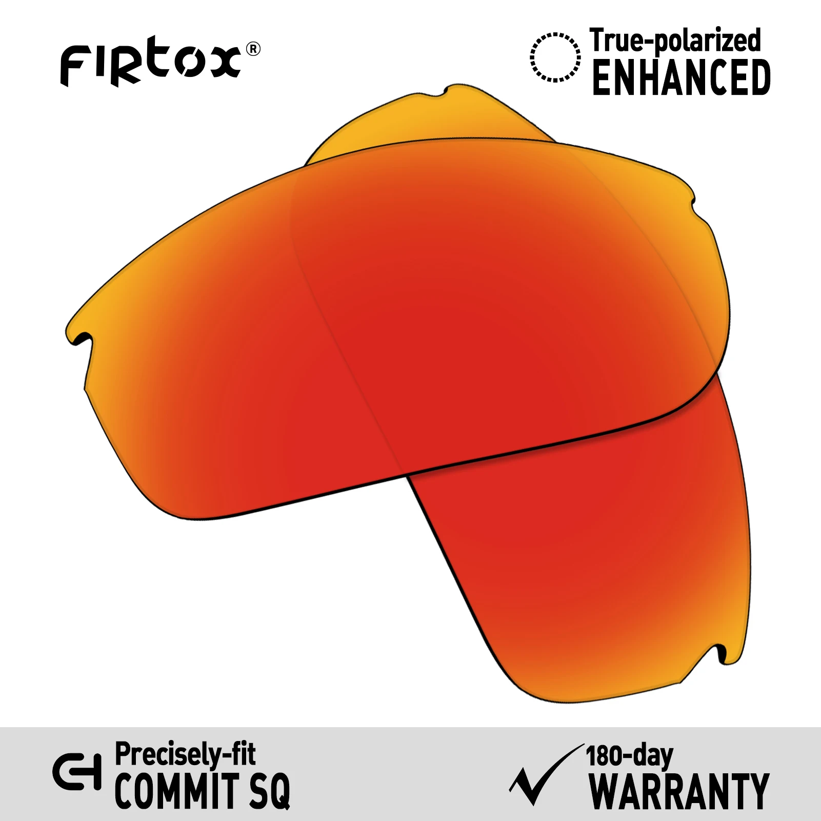 Firtox True Polarized Enhanced Replacement Lenses for-Oakley Commit SQ OO9086 Sunglass (Lens Only)-Fire Red
Firtox True Polarized Enhanced Replacement Lenses for-Oakley Commit SQ OO9086 Sunglass (Lens Only)-Fire Red