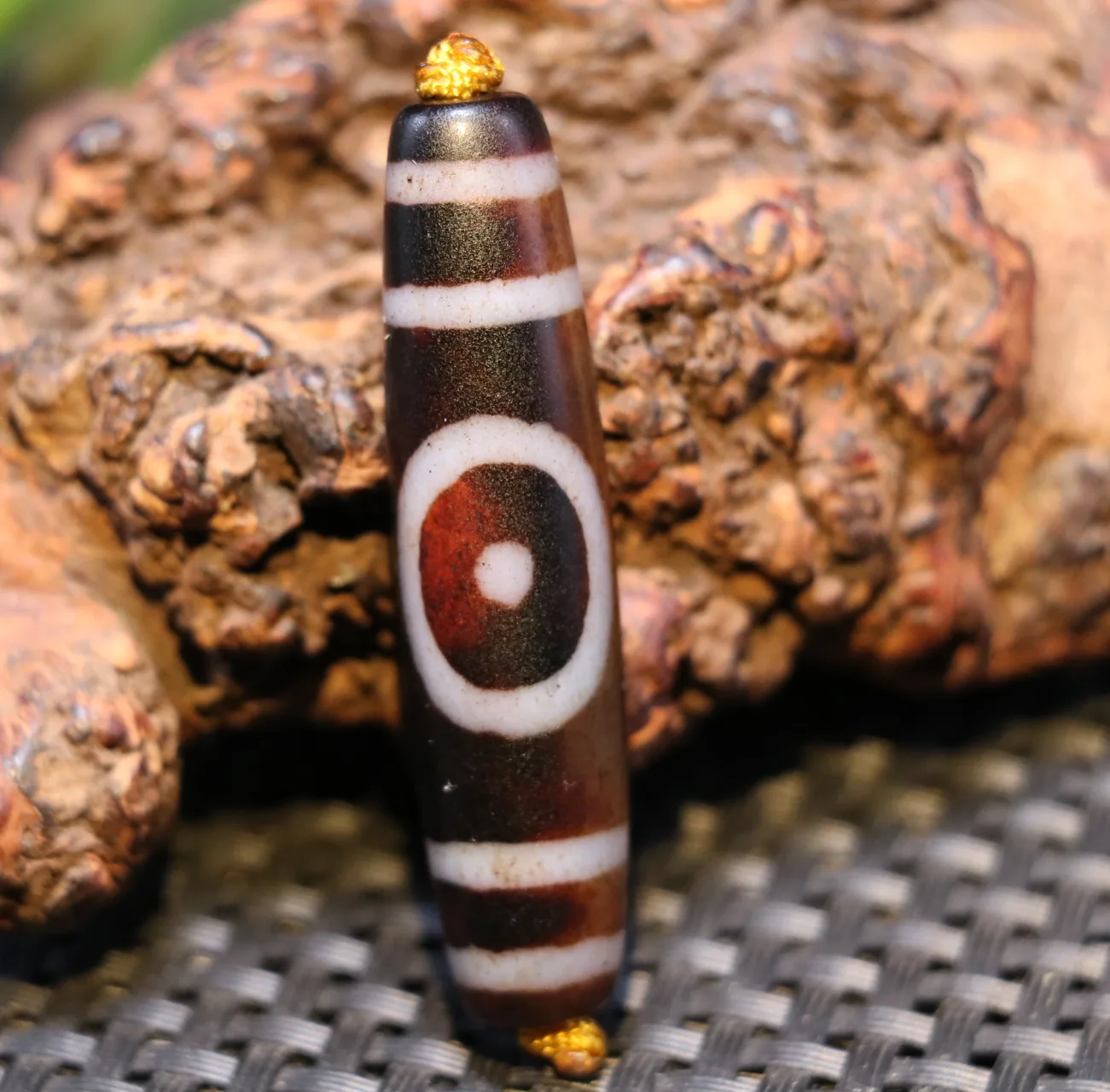 Treasure Unique Magic Energy Tibetan Old Agate Star One Eye dZi Bead Amulet Pendant UPD0407A Timestown UPD210106A
Treasure Unique Magic Energy Tibetan Old Agate Star One Eye dZi Bead Amulet Pendant UPD0407A Timestown UPD210106A