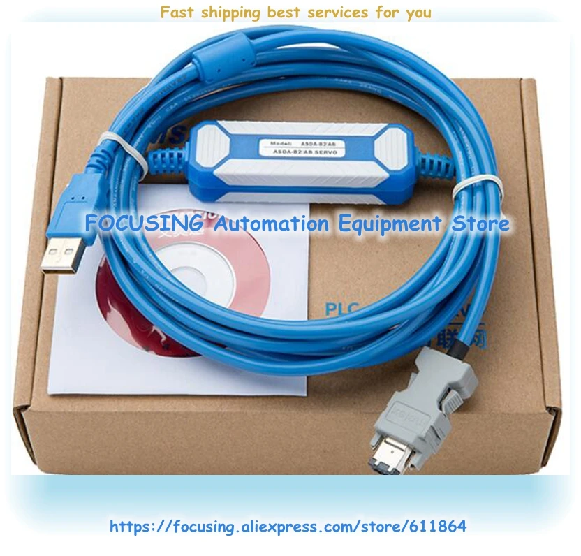 New For ASDA-B2 ASDA-AB Servo Drive And PC Programming Ca ble ASD-CNUS0A08 USB-ASD-CNUS0A08
New For ASDA-B2 ASDA-AB Servo Drive And PC Programming Ca ble ASD-CNUS0A08 USB-ASD-CNUS0A08