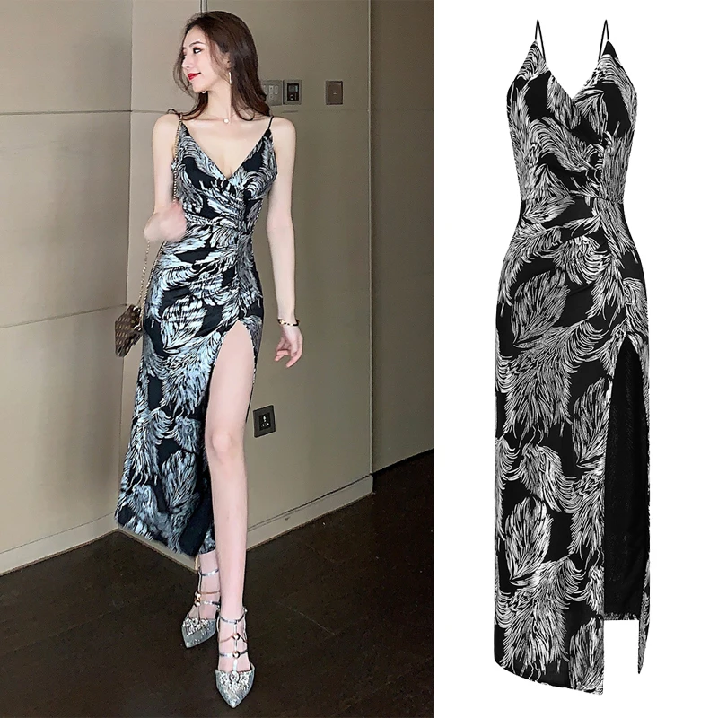 Summer Korean Women Sexy V-neck Elegant Evening Dress Fashion Club Party Bodycon African Thailand Sleeveless Vintage Vestidos
Summer Korean Women Sexy V-neck Elegant Evening Dress Fashion Club Party Bodycon African Thailand Sleeveless Vintage Vestidos