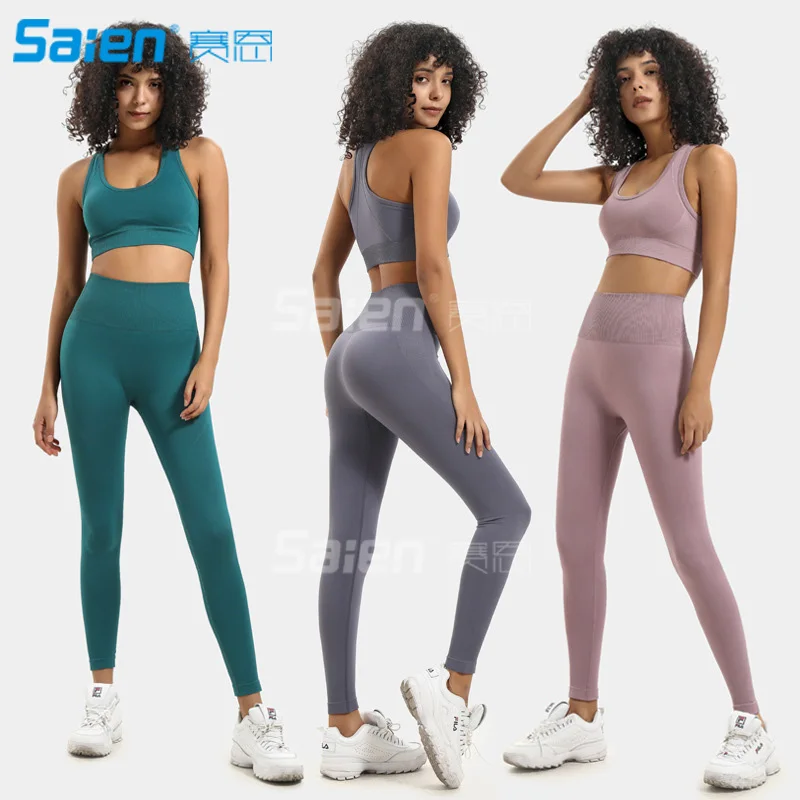Women 2 Piece Outfits Sports Bra Seamless Leggings Yoga Set Long Pants Gym Clothing
Women 2 Piece Outfits Sports Bra Seamless Leggings Yoga Set Long Pants Gym Clothing