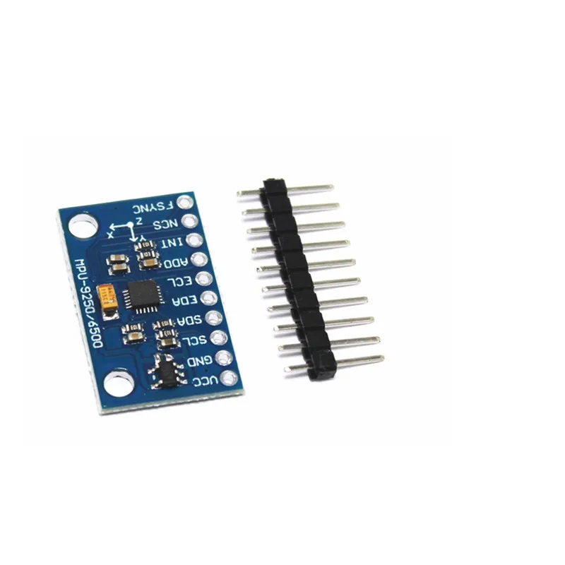 Фотоэлемент с девятью осями, модуль датчика I2C/SPI, шестиосный фотоэлемент MPU6500
Фотоэлемент с девятью осями, модуль датчика I2C/SPI, шестиосный фотоэлемент MPU6500