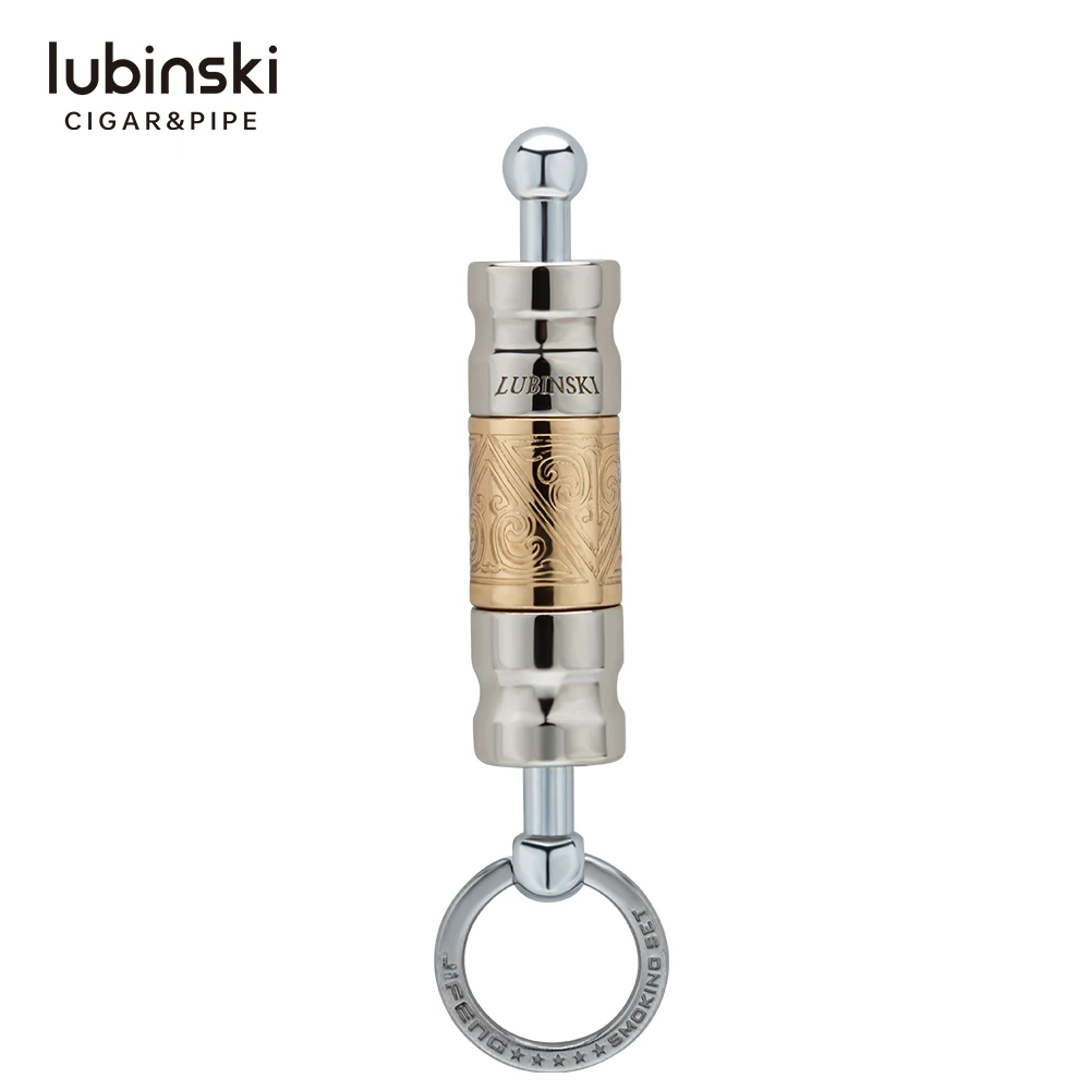 LUBINSKI Metal Cigar Punch 2 Sizes Cigar Cutter Sharp Stainless Steel Guillotine
LUBINSKI Metal Cigar Punch 2 Sizes Cigar Cutter Sharp Stainless Steel Guillotine