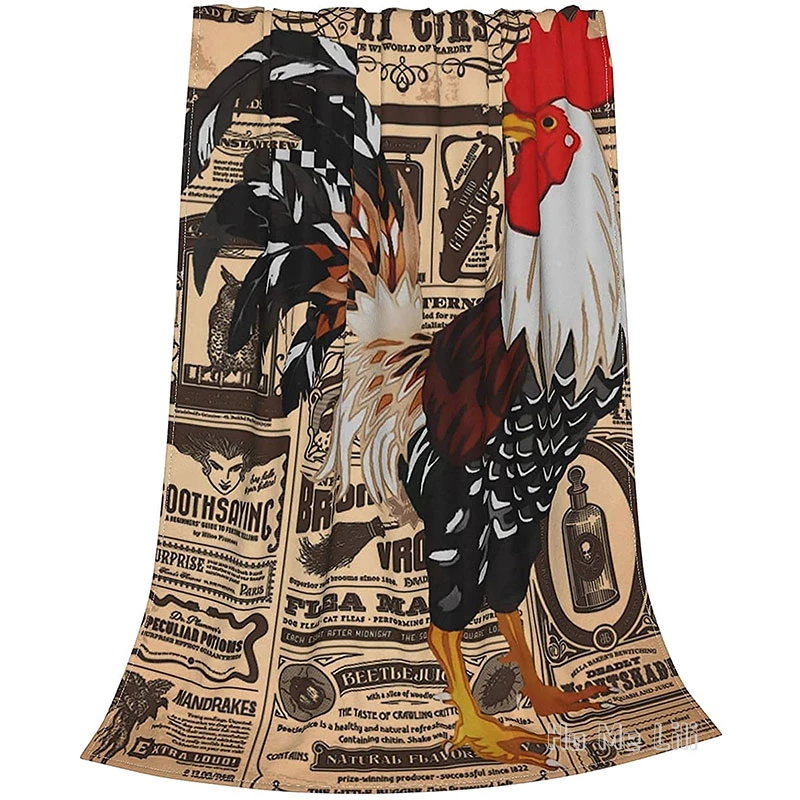 Nostalgic Newspaper Rooster Soft Warm Lightweight By Ho Me Lili Flannel Blanket Fit Couch Bed Suitable For All Season
Nostalgic Newspaper Rooster Soft Warm Lightweight By Ho Me Lili Flannel Blanket Fit Couch Bed Suitable For All Season
