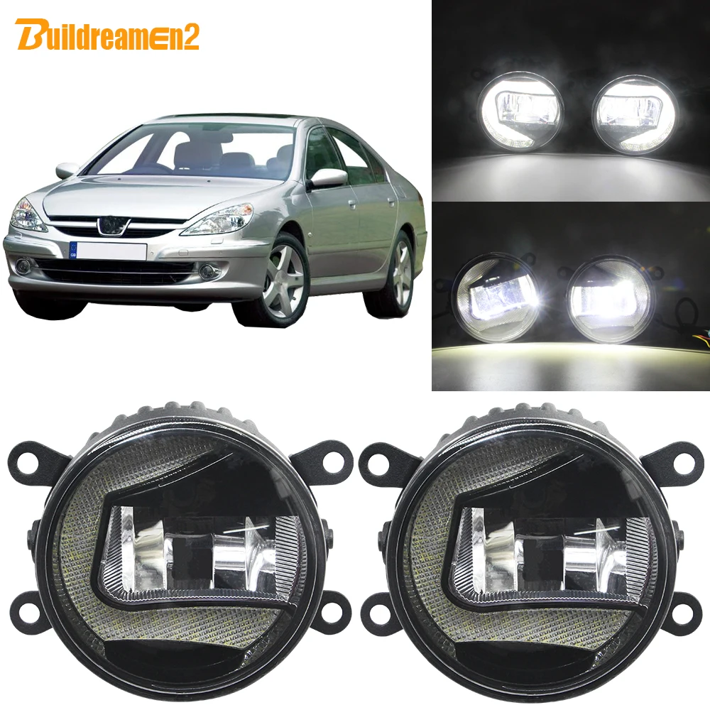 Buildreamen2 Car H11 Socket LED Projector Fog Lamp + Daytime Running Light 12V For 2000-2006 Peugeot 607 (9D, 9U) Saloon
Buildreamen2 Car H11 Socket LED Projector Fog Lamp + Daytime Running Light 12V For 2000-2006 Peugeot 607 (9D, 9U) Saloon