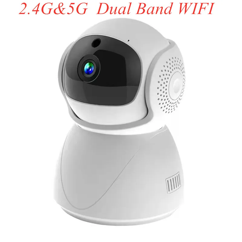 Двухдиапазонная IP-камера видеонаблюдения, 2,4 ГГц, 5G, Wi-Fi, угол обзора 360 градусов, PTZ, 1080P, ИК, ночное видение
Двухдиапазонная IP-камера видеонаблюдения, 2,4 ГГц, 5G, Wi-Fi, угол обзора 360 градусов, PTZ, 1080P, ИК, ночное видение