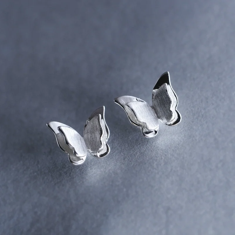 Women Silver Color 3D Butterfly Stud Earrings Fashion Simple Hypoallergenic Earrings Daily Jewelry Gifts
Women Silver Color 3D Butterfly Stud Earrings Fashion Simple Hypoallergenic Earrings Daily Jewelry Gifts