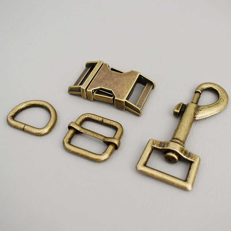 50 Set Metal Buckle Adjust (Metal Buckle+Adjust Buckle+D Ring+Metal Dog Clasp/Set) Leash Set Harness Dee Rings 20mm Bag Parts
50 Set Metal Buckle Adjust (Metal Buckle+Adjust Buckle+D Ring+Metal Dog Clasp/Set) Leash Set Harness Dee Rings 20mm Bag Parts