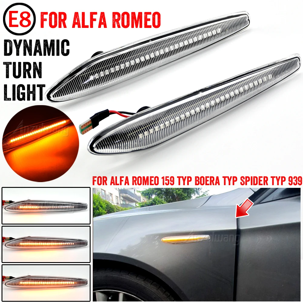 2Pcs Error Free LED Dynamic Side Marker Lights Arrow Turn Signal Blinker Lamps For Alfa Romeo 159 Sportwagon Boera Spider 939
2Pcs Error Free LED Dynamic Side Marker Lights Arrow Turn Signal Blinker Lamps For Alfa Romeo 159 Sportwagon Boera Spider 939