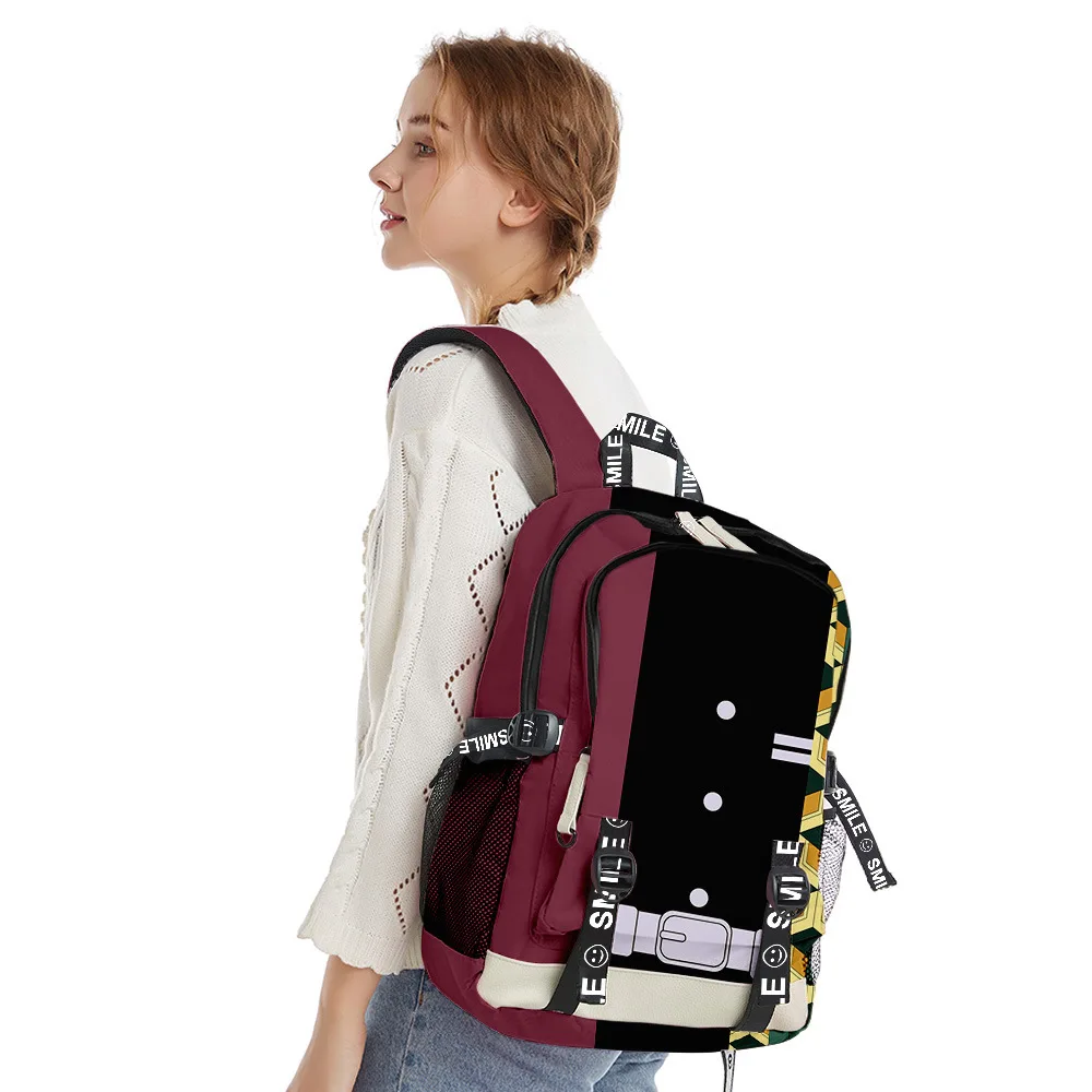 Рюкзак, школьная сумка для девочек, модная сумка для ноутбука Kimetsu No Yaiba, Женский школьный рюкзак для девочек
Рюкзак, школьная сумка для девочек, модная сумка для ноутбука Kimetsu No Yaiba, Женский школьный рюкзак для девочек