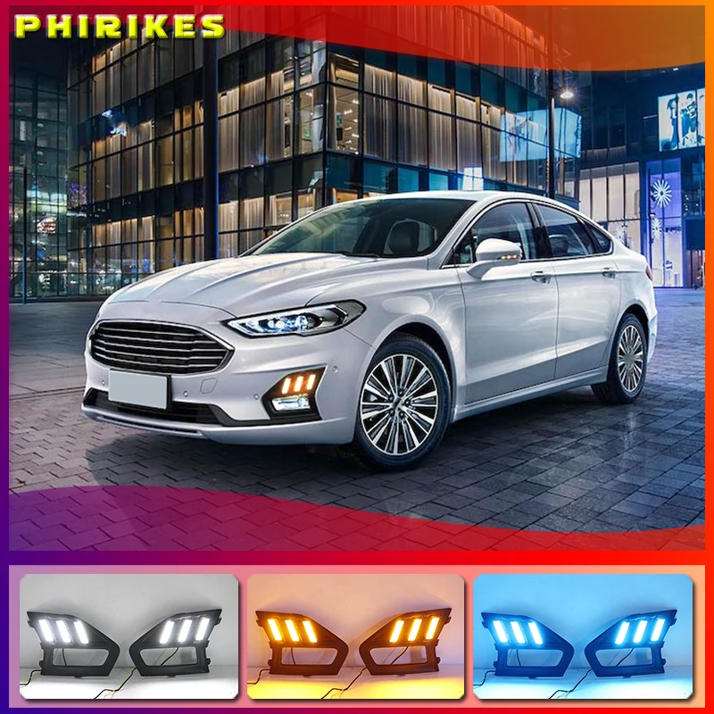 For Ford Mondeo Fusion 2019 2020 Yellow Turning Signal Relay Waterproof Car DRL Lamp LED Daytime Running Light
For Ford Mondeo Fusion 2019 2020 Yellow Turning Signal Relay Waterproof Car DRL Lamp LED Daytime Running Light