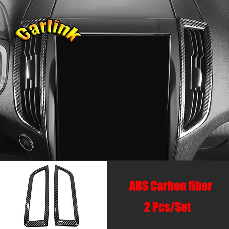 ABS Carbon fiber For Ford Edge 2018 2019 2020 accessories Car middle air outlet Decoration Cover Trim Sticker Car styling
ABS Carbon fiber For Ford Edge 2018 2019 2020 accessories Car middle air outlet Decoration Cover Trim Sticker Car styling