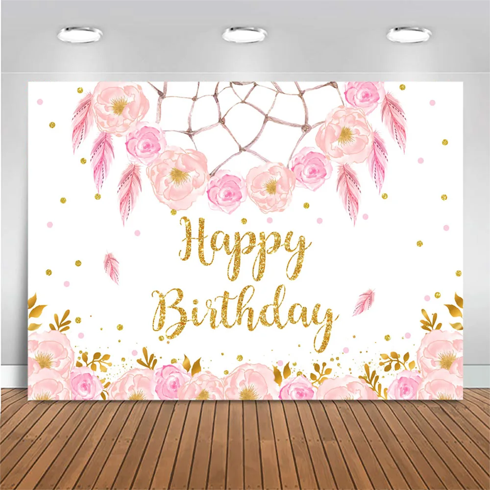 Mocsicka Birthday Photography Backdrop Pink Flower Rose Girl Birthday Party Decoration Customize Background for Photo Studio
Mocsicka Birthday Photography Backdrop Pink Flower Rose Girl Birthday Party Decoration Customize Background for Photo Studio