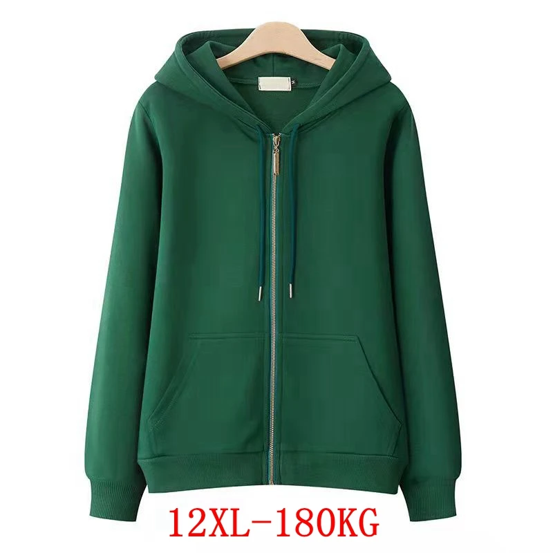Large women's 12xl 180kg Hooded Sweatshirt10xl thick cotton autumn winter long sleeve zipper pocket black blue red big jacket
Large women's 12xl 180kg Hooded Sweatshirt10xl thick cotton autumn winter long sleeve zipper pocket black blue red big jacket