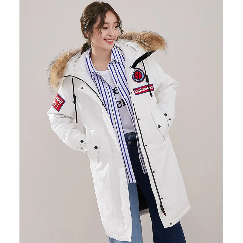 Jacket Woman Hooded Down Korean Coats Winter Coat Women Raccoon Fur Collar Sport Parka Canada Parkas Mujer 2020 MY1641
Jacket Woman Hooded Down Korean Coats Winter Coat Women Raccoon Fur Collar Sport Parka Canada Parkas Mujer 2020 MY1641