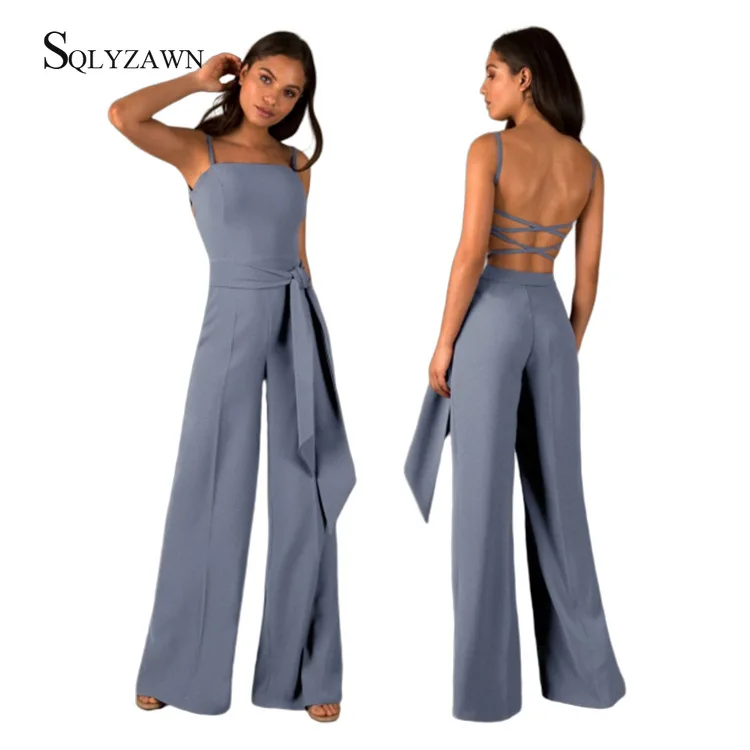 Fashion Women Summer Rompers Women's Jumpsuit Long Elegant Backless Sleeveless High Waist Long Pants Party Night Slim Overalls
Fashion Women Summer Rompers Women's Jumpsuit Long Elegant Backless Sleeveless High Waist Long Pants Party Night Slim Overalls