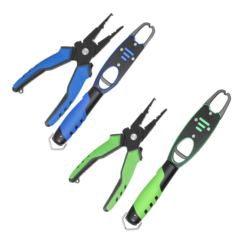 Multifunction Aluminum Alloy Fishing Pliers Grip Set Fishing Tackle Hook Recover Cutter Line Split Ring Fishing Tools
Multifunction Aluminum Alloy Fishing Pliers Grip Set Fishing Tackle Hook Recover Cutter Line Split Ring Fishing Tools