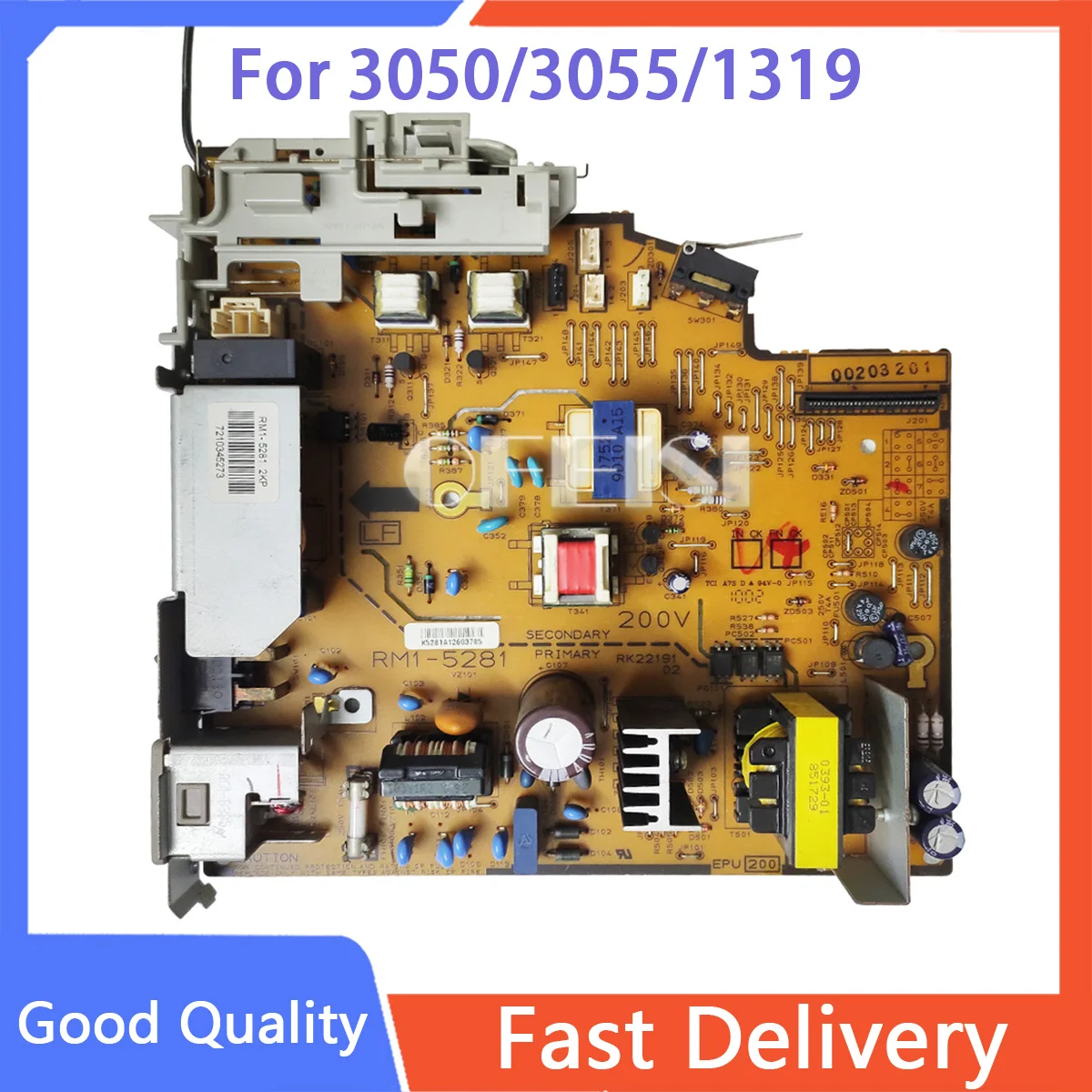 Original for HP3050 3050 3055 1319 3052 Power Supply Board RM1-3403(220v) RM1-3402(110v) Printer parts on sale
Original for HP3050 3050 3055 1319 3052 Power Supply Board RM1-3403(220v) RM1-3402(110v) Printer parts on sale