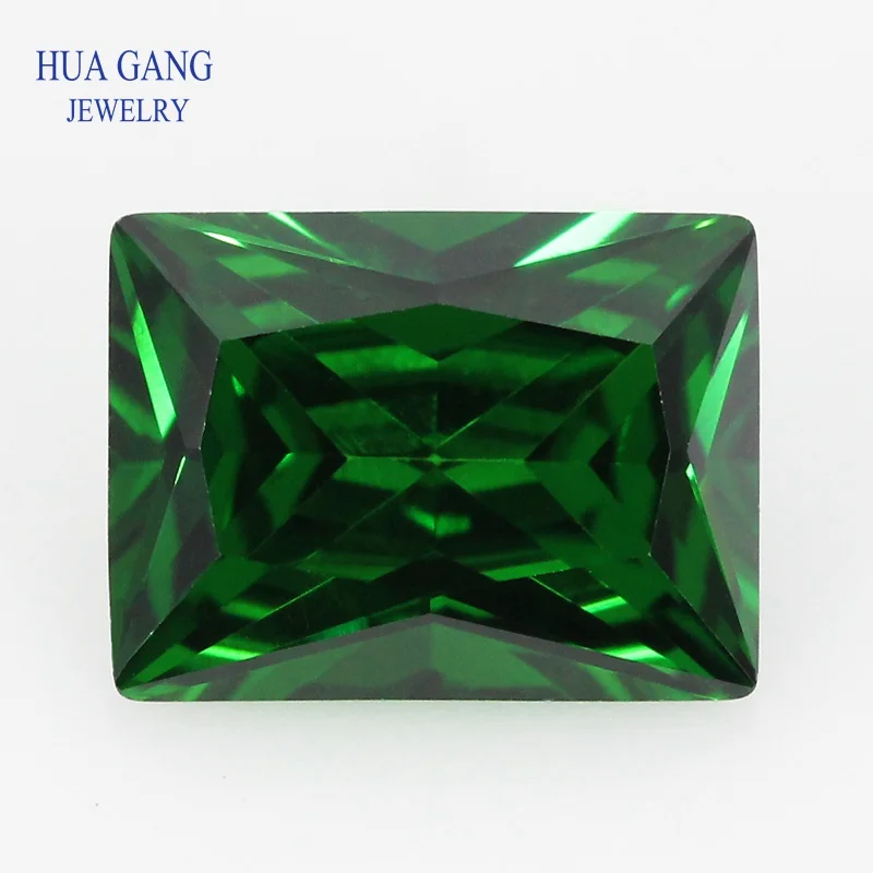 5A Green Rectangle Shape Cut CZ Stone Synthetic Gems Cubic Zirconia For Jewelry Size 3x4~13x18mm
5A Green Rectangle Shape Cut CZ Stone Synthetic Gems Cubic Zirconia For Jewelry Size 3x4~13x18mm