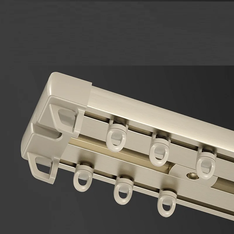 Heavy Double Rails Design Straight Curtain Tracks Side Ceiling Installation Nano Silence Rod Accessories
Heavy Double Rails Design Straight Curtain Tracks Side Ceiling Installation Nano Silence Rod Accessories