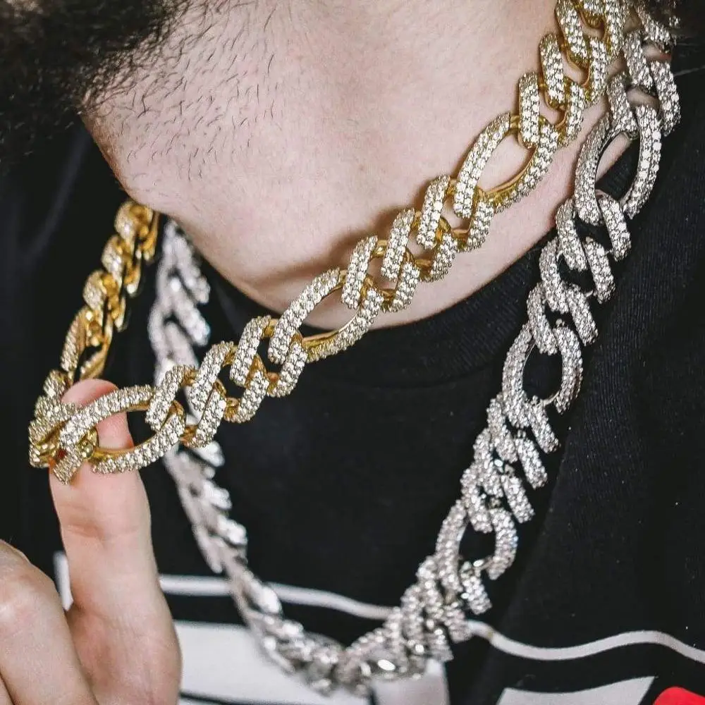 2024 Silver Color Full Miami Curb Cuban Chain CZ Iced Out Bling Cubic Zircon Paved Men's Hip Hop Fashion Necklaces Rock Jewelry
2024 Silver Color Full Miami Curb Cuban Chain CZ Iced Out Bling Cubic Zircon Paved Men's Hip Hop Fashion Necklaces Rock Jewelry