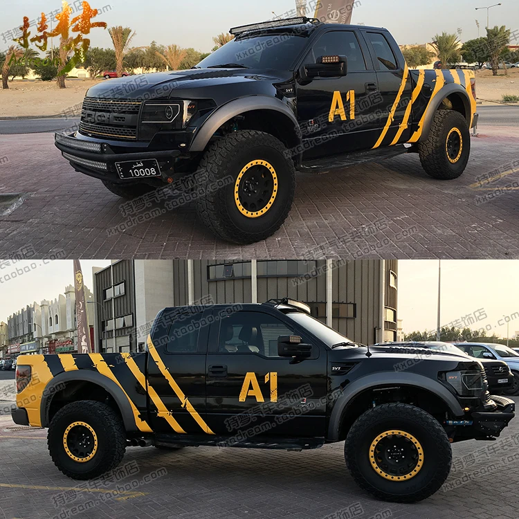 Автомобильные наклейки для Ford Raptor F150, модификация кузова, украшение, модные спортивные наклейки
Автомобильные наклейки для Ford Raptor F150, модификация кузова, украшение, модные спортивные наклейки