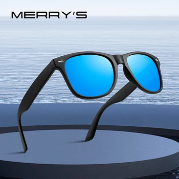 MERRYS DESIGN-남성용 편광 선글라스, 클래식 레트로 리벳 선글라스, 운전 낚시 야외 음영 S8318