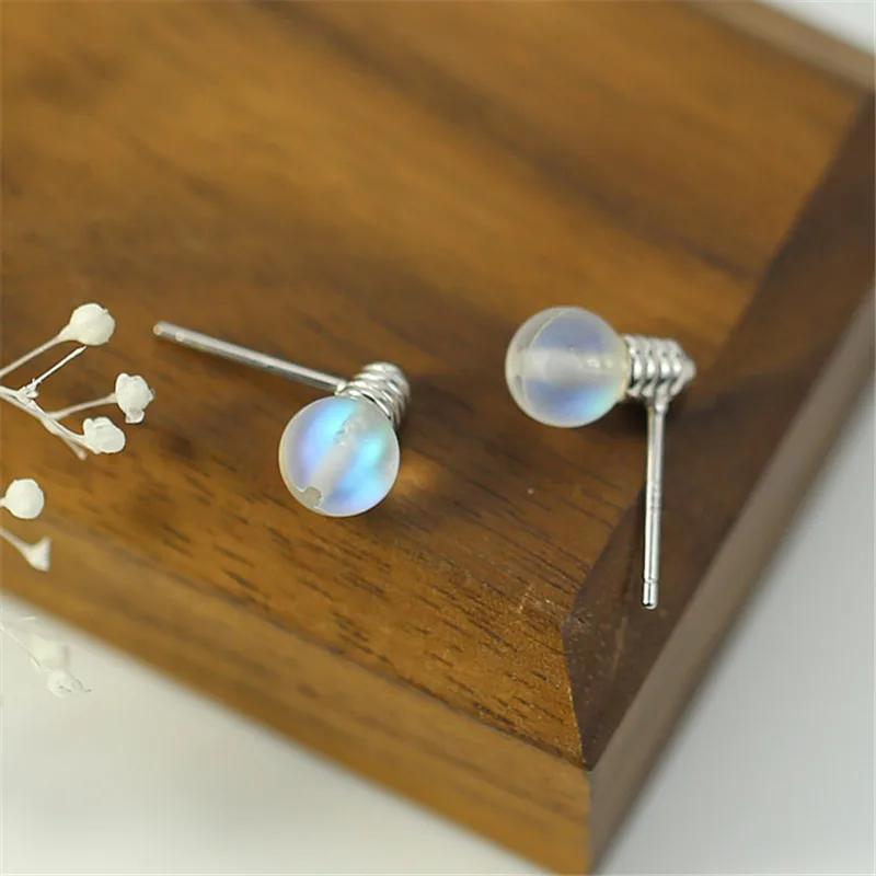 Silver Color Glass Round Stud Earrings For Women Engagement Wedding Birthday Gift Jewelry Brincos eh1250
Silver Color Glass Round Stud Earrings For Women Engagement Wedding Birthday Gift Jewelry Brincos eh1250