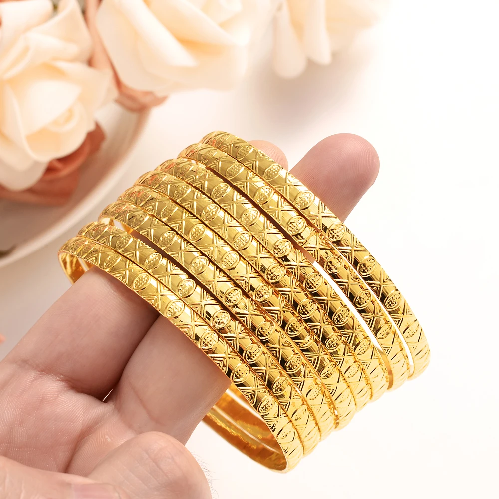 Fashion Exquisite Gold Bangle Color Protection Multiple Styles For Women Girls Jewelry Gifts
Fashion Exquisite Gold Bangle Color Protection Multiple Styles For Women Girls Jewelry Gifts