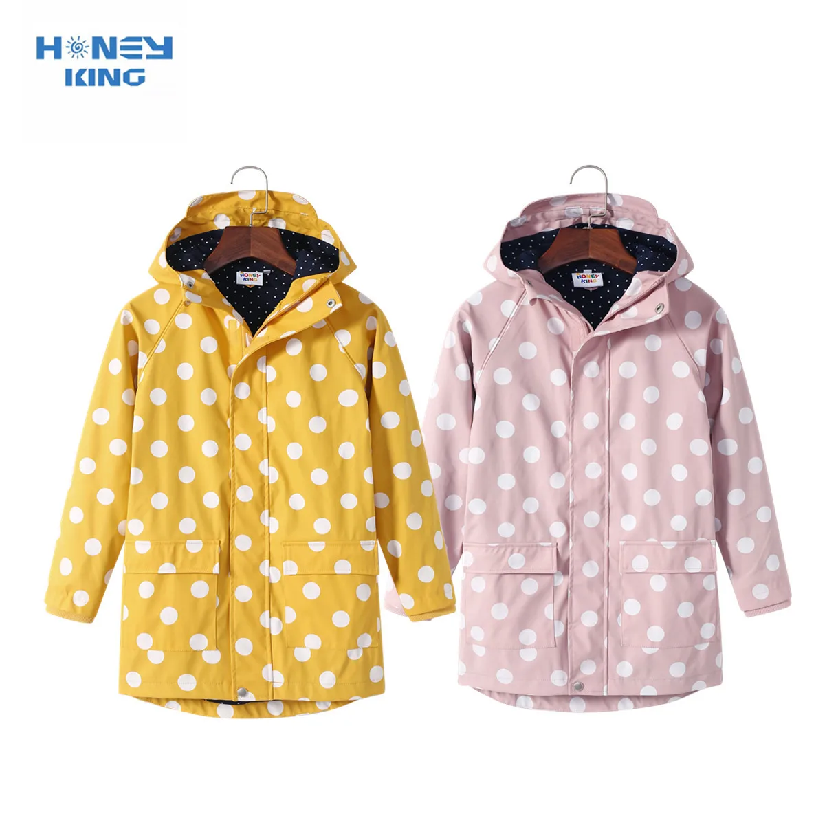 HONEYKING Spring Autumn Girl's PU Leather Long Windbreaker Coat Windproof Waterproof Hooded Trench Coat Plus Size Outerwear
HONEYKING Spring Autumn Girl's PU Leather Long Windbreaker Coat Windproof Waterproof Hooded Trench Coat Plus Size Outerwear