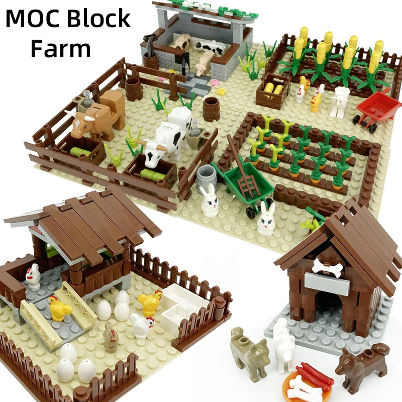 MOC ферма ранчо собака питомник курятник строительный блок игрушки животное кукуруза морковь кролик курица яйцо корова Бык Свинья сарай дом
MOC ферма ранчо собака питомник курятник строительный блок игрушки животное кукуруза морковь кролик курица яйцо корова Бык Свинья сарай дом
