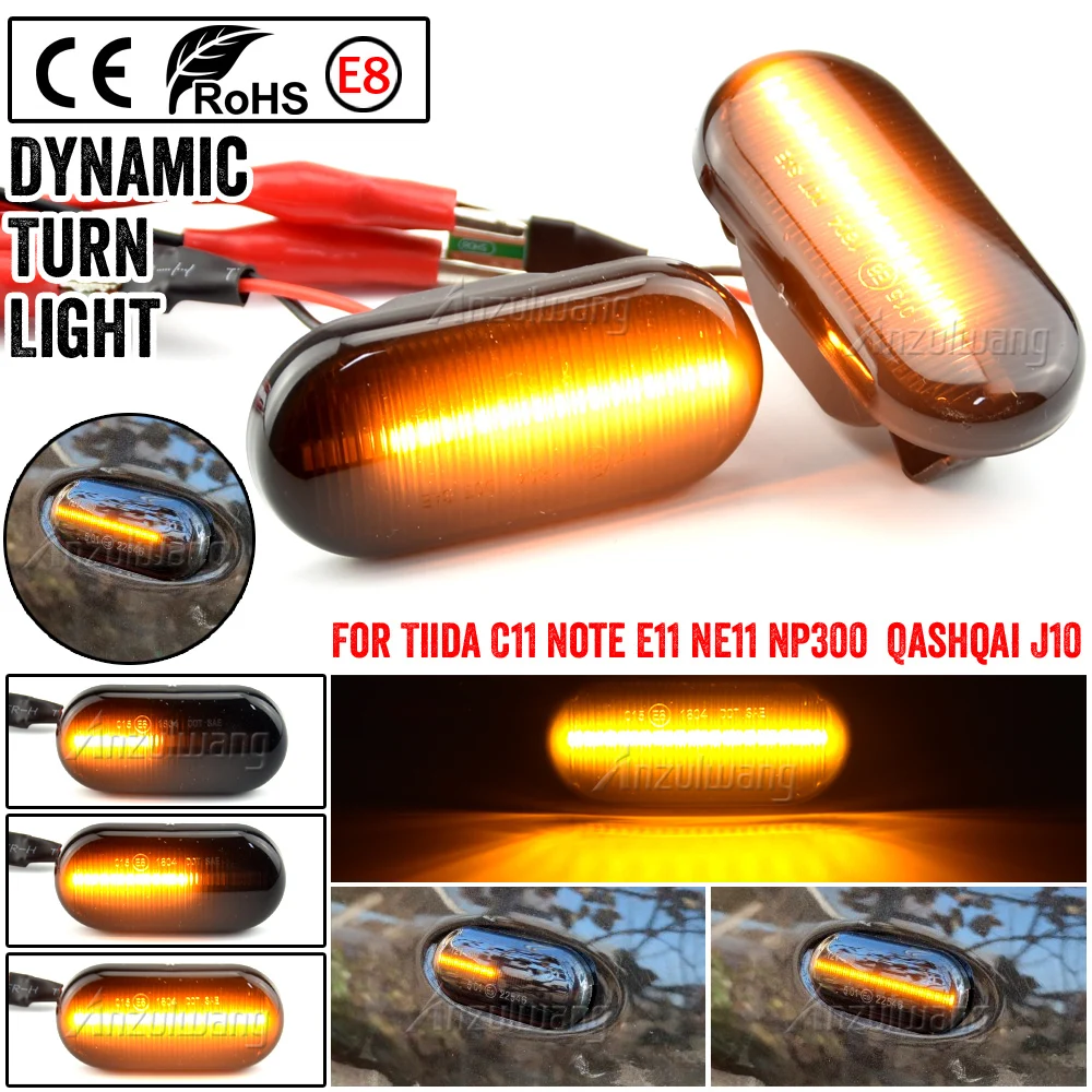 Sequential Dynamic LED Side Marker Turn Signal Light For Nissan Tiida C11 Note E11 NE11 Armada Versa Navara D40 Qashqai J10
Sequential Dynamic LED Side Marker Turn Signal Light For Nissan Tiida C11 Note E11 NE11 Armada Versa Navara D40 Qashqai J10