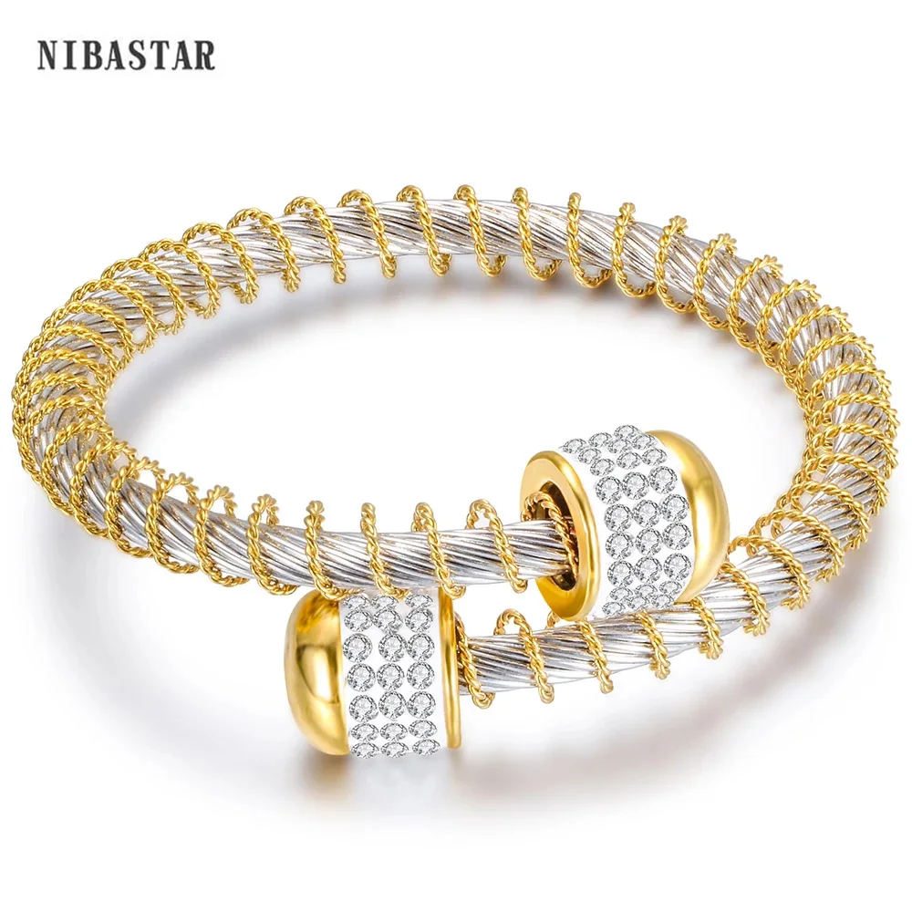 Simple Desgin Adjustable Stainless Steel Crystal Cable Wire Cuff Bracelet Bangle For Women Girl Lover Jewelry
Simple Desgin Adjustable Stainless Steel Crystal Cable Wire Cuff Bracelet Bangle For Women Girl Lover Jewelry