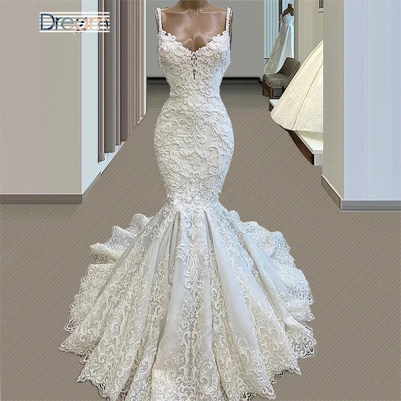2021 Pearls Handmade Mermaid Wedding Dresses Saudi Arabia Long Bridal Gowns Customized Dubai Beading Bride Dresses Wedding Gowns
2021 Pearls Handmade Mermaid Wedding Dresses Saudi Arabia Long Bridal Gowns Customized Dubai Beading Bride Dresses Wedding Gowns